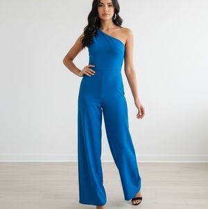 Stylish Women's Blue Jumpsuit